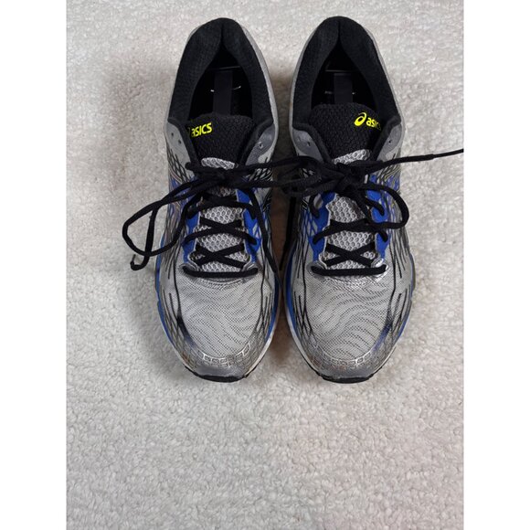 Asics Gel-Nimbus 18 Mens Running Shoes Size 10 Gray & Blue - Picture 1 of 10